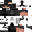 Black skin: raw texture render
