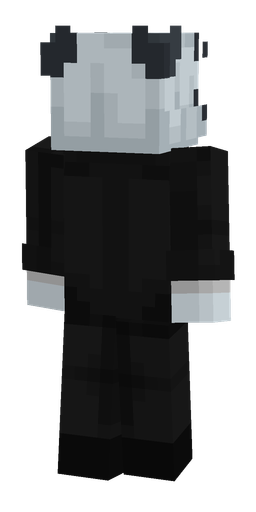 Black skin: body, back render