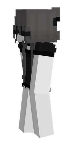 Black skin: body, left side render