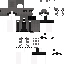 Black skin: raw texture render