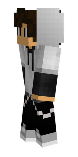 Black skin: body, left side render