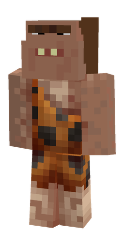 Brown skin: body, front render