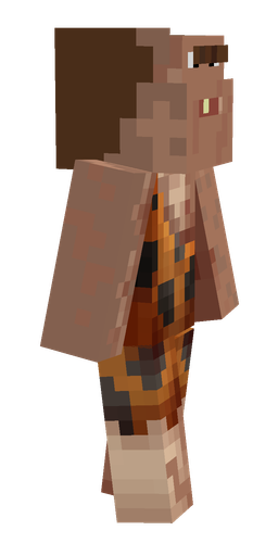 Brown skin: body, right side render