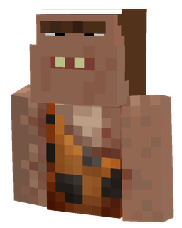 Brown skin: bust render