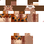 Brown skin: raw texture render