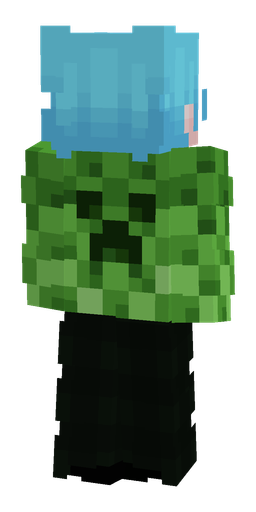 Black skin: body, back render