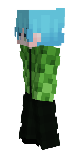 Black skin: body, left side render