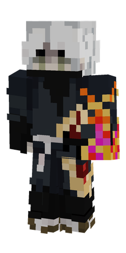 Black skin: body, front render