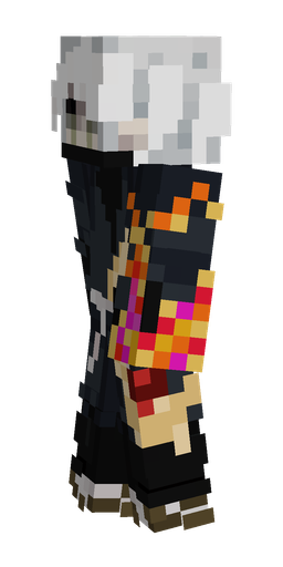 Black skin: body, left side render