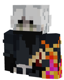 Black skin: bust render