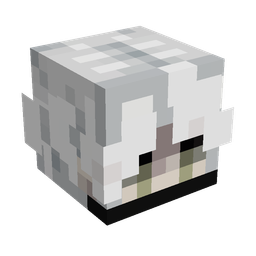 Black skin: head render
