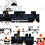 Black skin: raw texture render