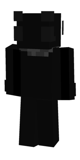 Black skin: body, back render
