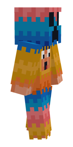 Blue skin: body, right side render