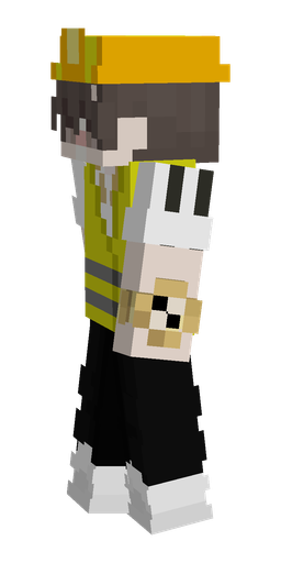 Black skin: body, left side render