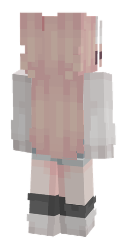Pink skin: body, back render
