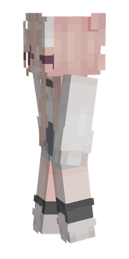 Pink skin: body, left side render