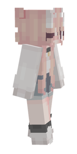 Pink skin: body, right side render