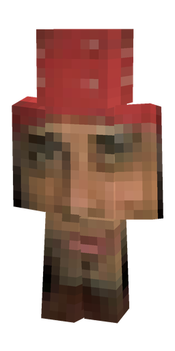 Brown skin: body, back render