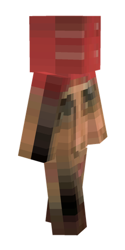 Brown skin: body, right side render