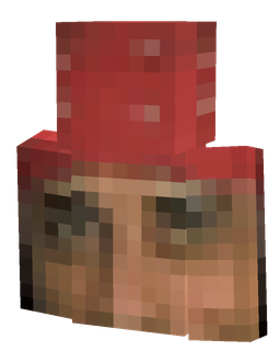 Brown skin: bust render