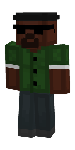 Black skin: body, front render