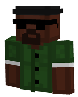 Black skin: bust render
