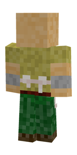 Classic skin: body, back render