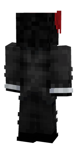 Black skin: body, back render
