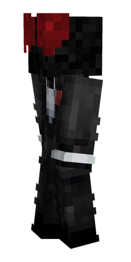 Black skin: body, left side render