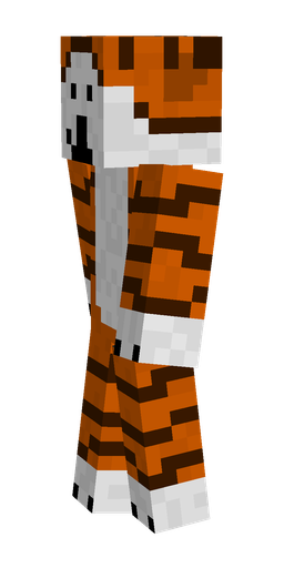 Brown skin: body, left side render