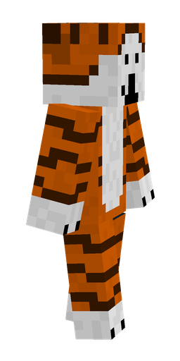 Brown skin: body, right side render
