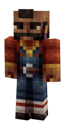 Black skin: body, front render