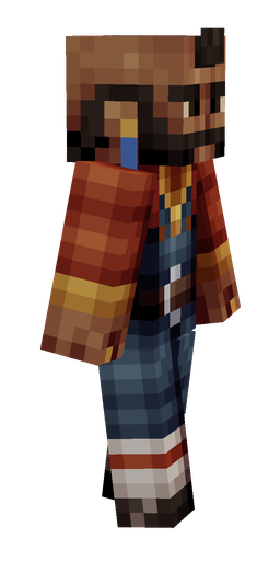 Black skin: body, right side render