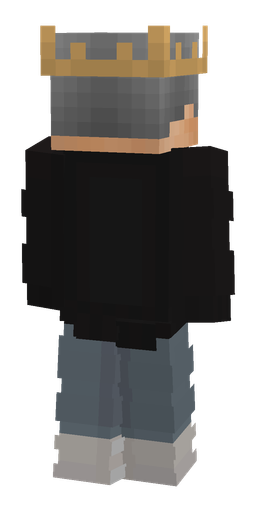 Black skin: body, back render