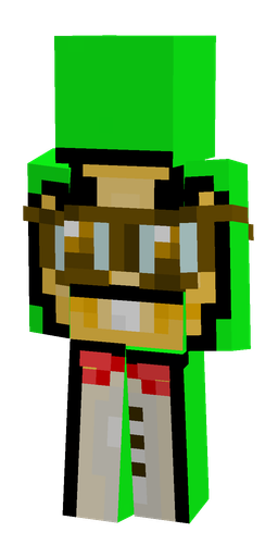 Green skin: body, front render