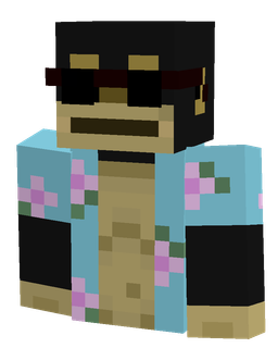 Black skin: bust render