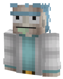 Blue skin: bust render
