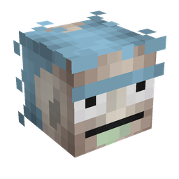 Blue skin: head render