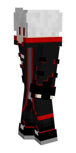 Black skin: body, left side render
