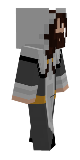 Black skin: body, right side render