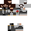 Black skin: raw texture render
