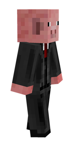 Black skin: body, right side render