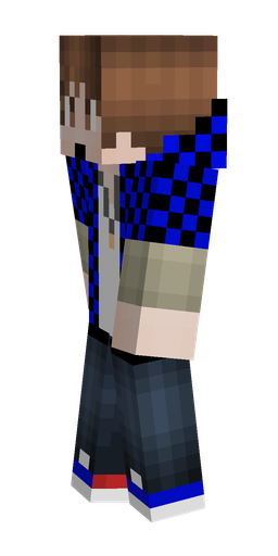 Black skin: body, left side render