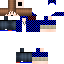 Black skin: raw texture render