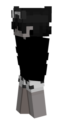 Black skin: body, left side render