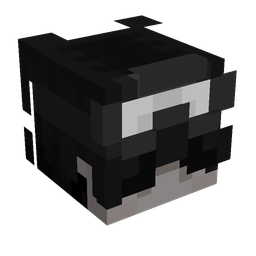 Black skin: head render