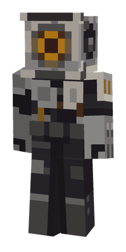 Black skin: body, front render