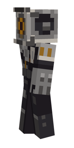 Black skin: body, left side render
