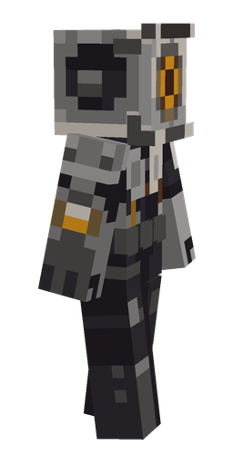 Black skin: body, right side render